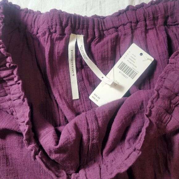 Anthropologie Arteeque Boho Gauze Shorts Women's M NWT - Picture 2 of 6